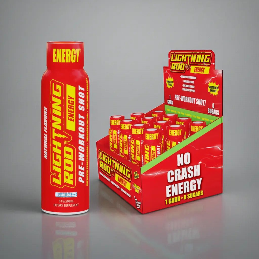 Clean energy shot by Lightning Rod Energy – natural, healthy fuel for workouts and daily life