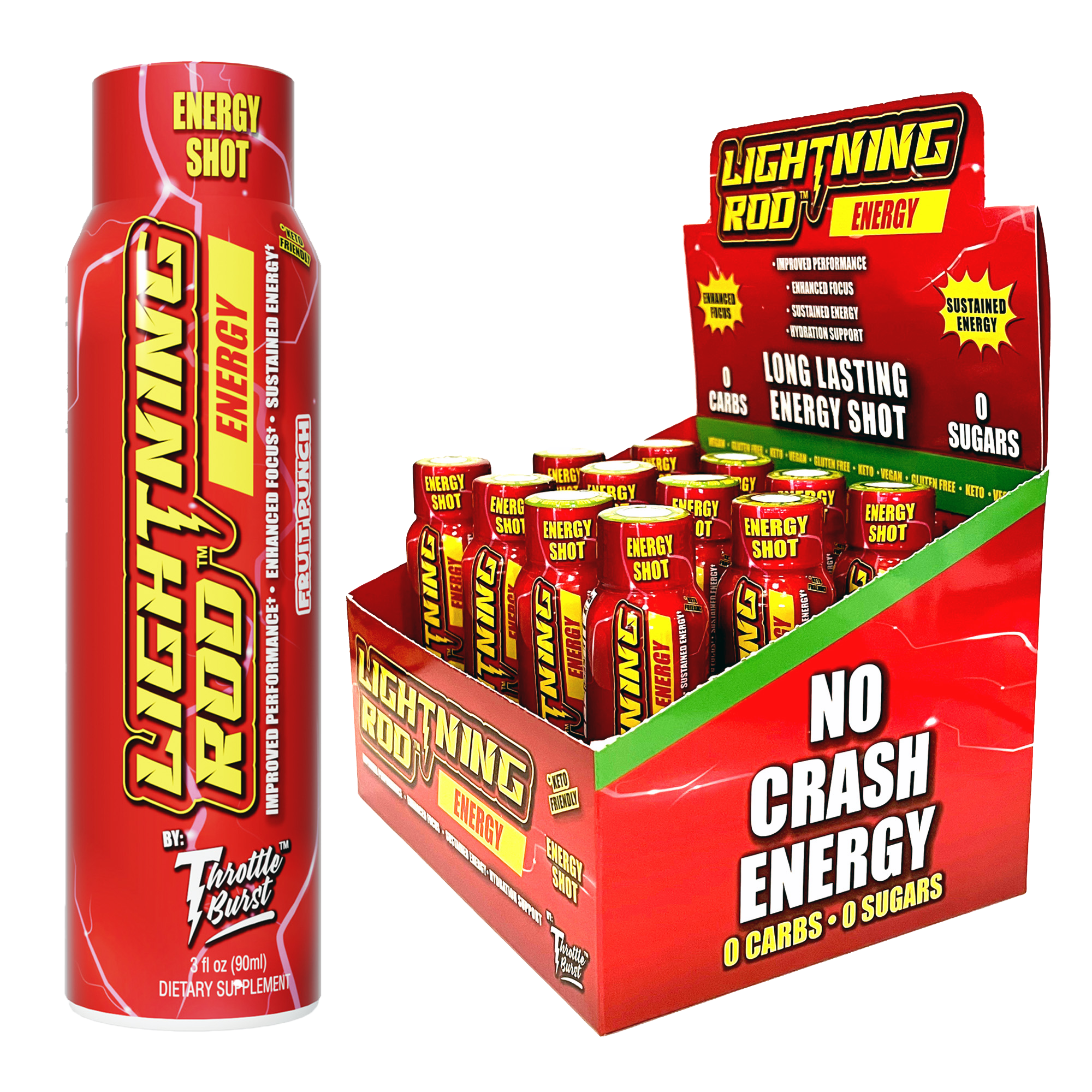 Lightning Rod™ Energy 24 Shot Pack