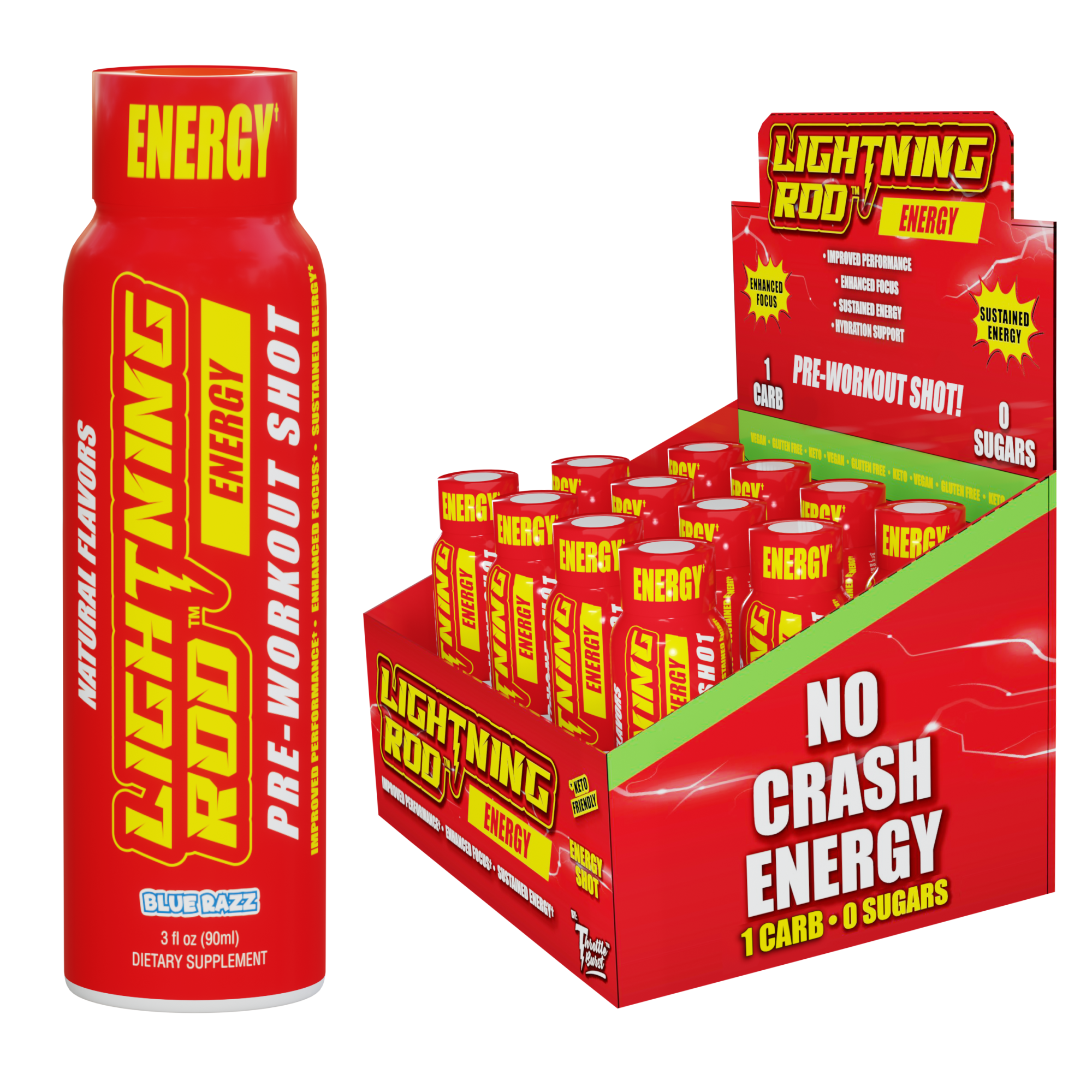 Lightning Rod™ Energy Pre Workout Shot Pack