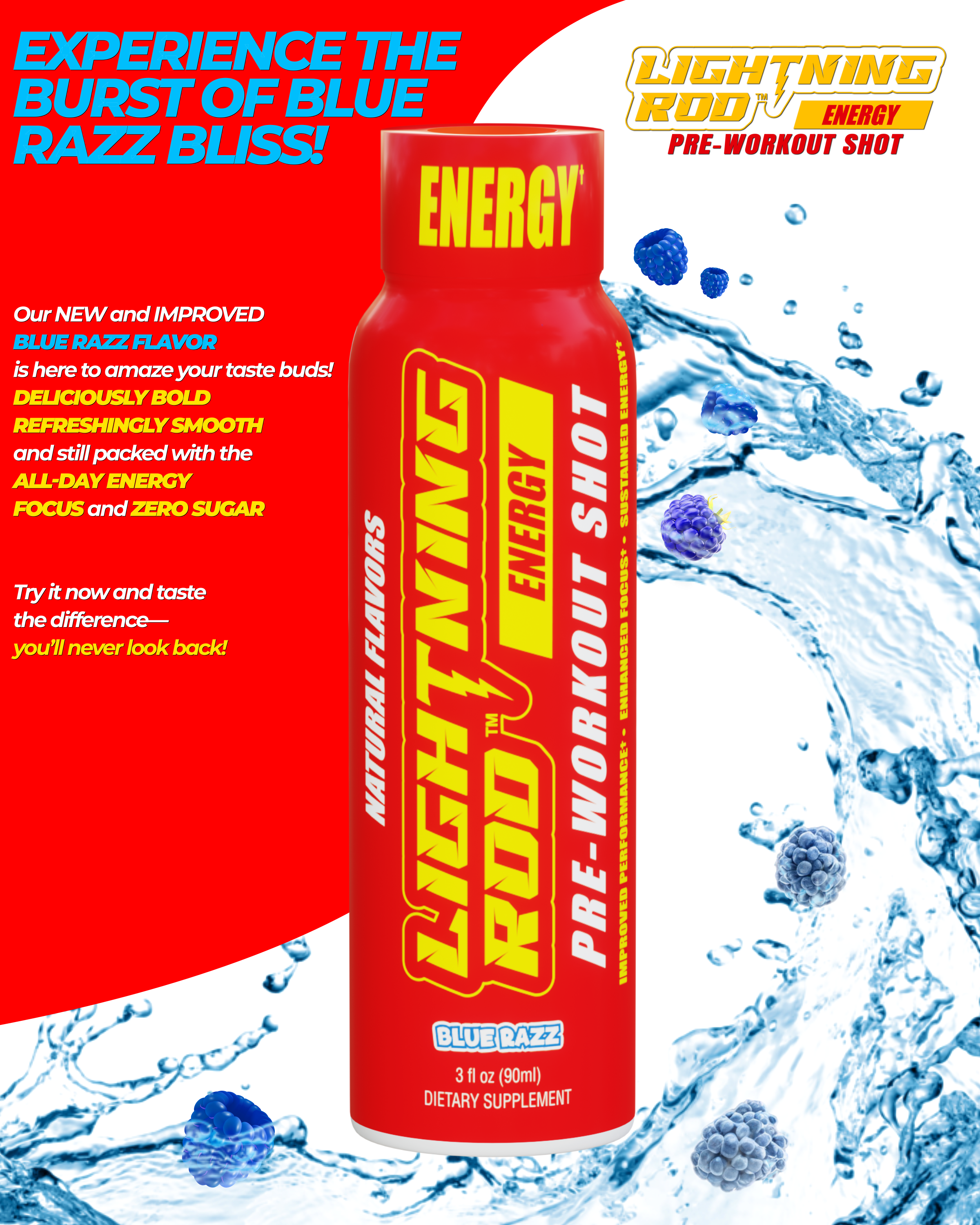 Lightning Rod™ Energy Pre Workout Shot Pack