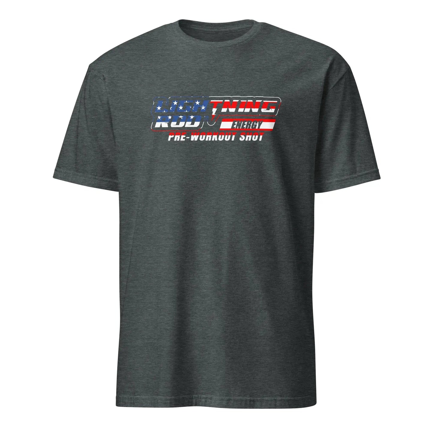 Lightning Rod Energy Logo American Flag T-Shirt - Lightning Rod Energy