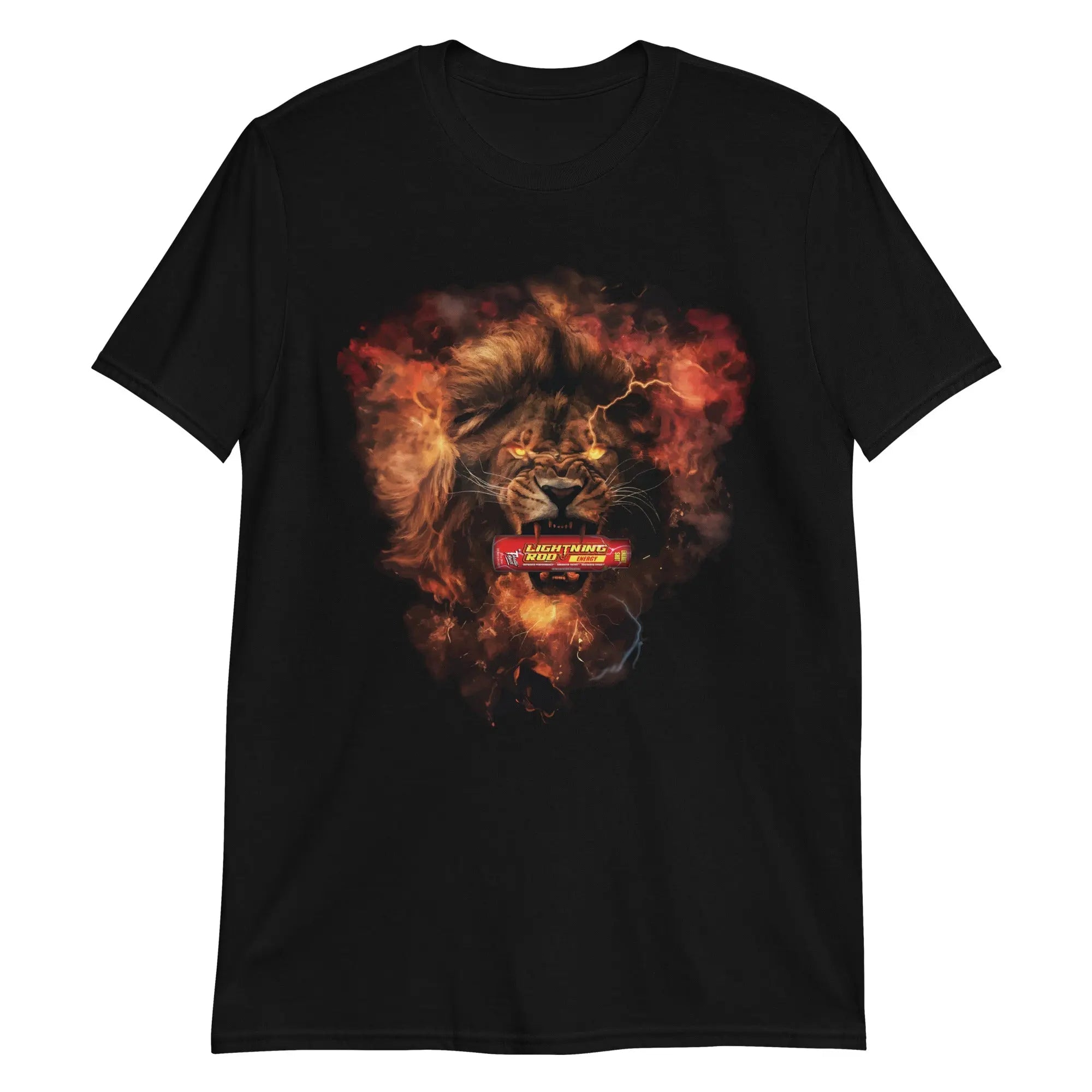 Lightning Rod Energy Roaring Lion Graphic T-Shirt - Lightning Rod Energy