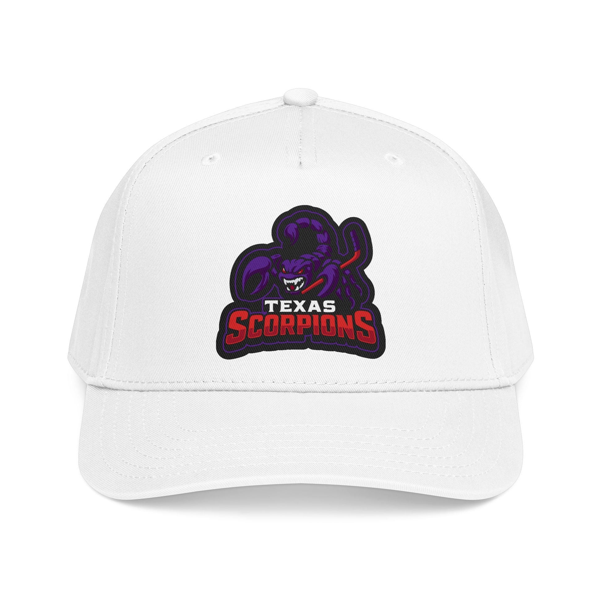 Texas Scorpion Embroidered Baseball Cap — Team Logo Hat - Lightning Rod Energy