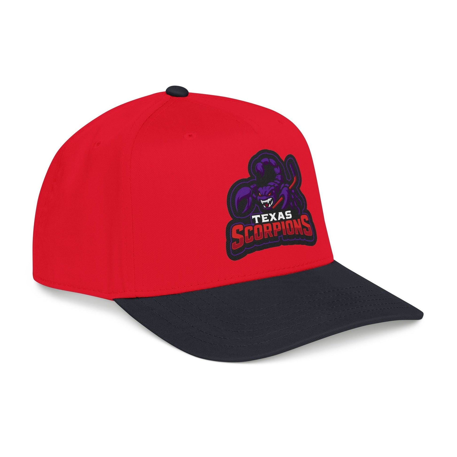 Texas Scorpion Embroidered Baseball Cap — Team Logo Hat - Lightning Rod Energy