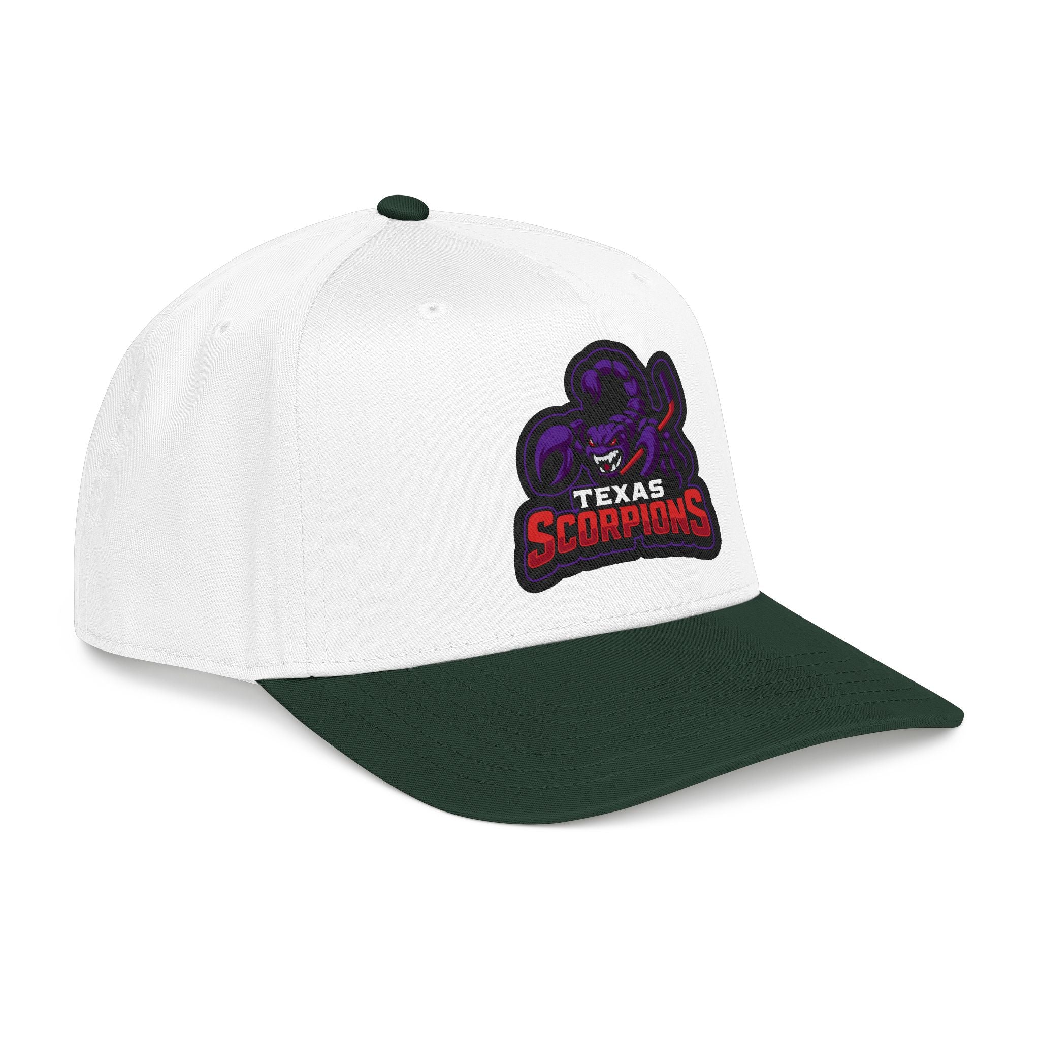 Texas Scorpion Embroidered Baseball Cap — Team Logo Hat - Lightning Rod Energy