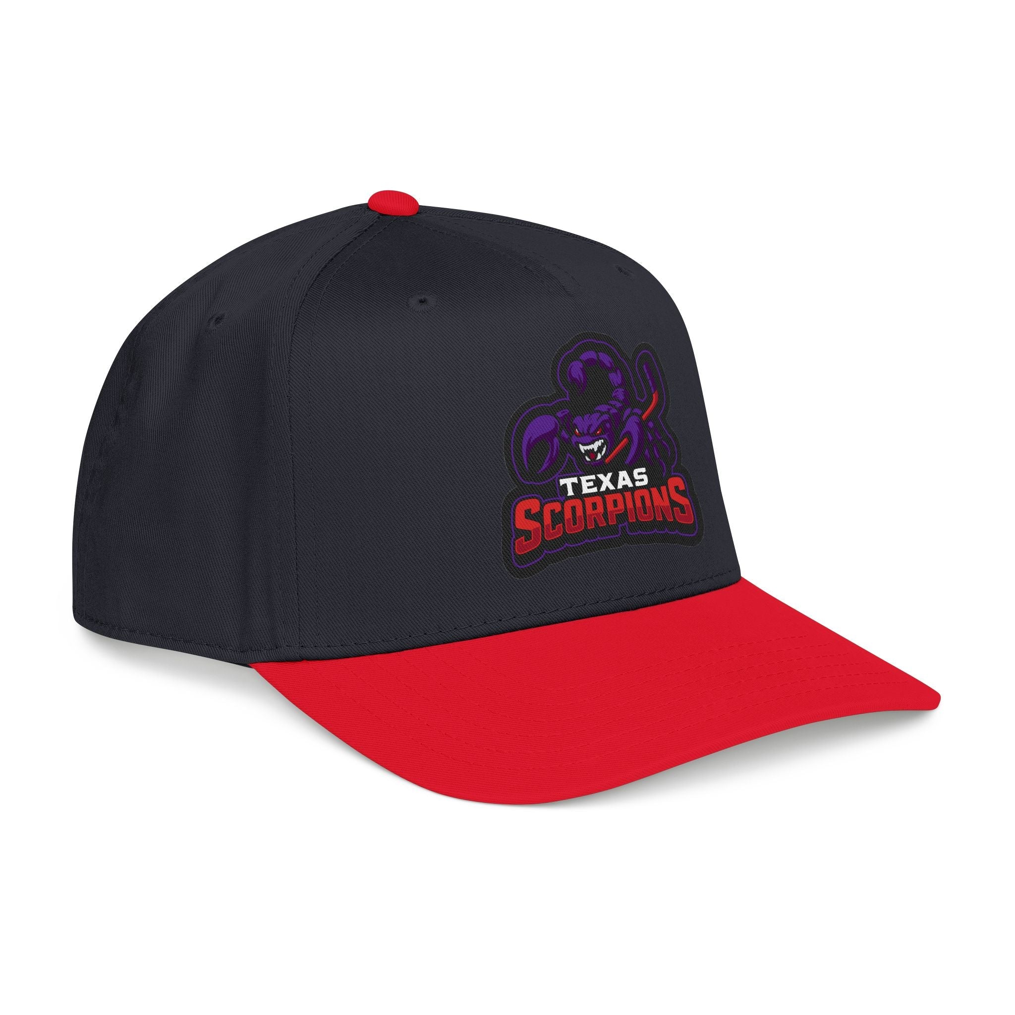 Texas Scorpion Embroidered Baseball Cap — Team Logo Hat - Lightning Rod Energy