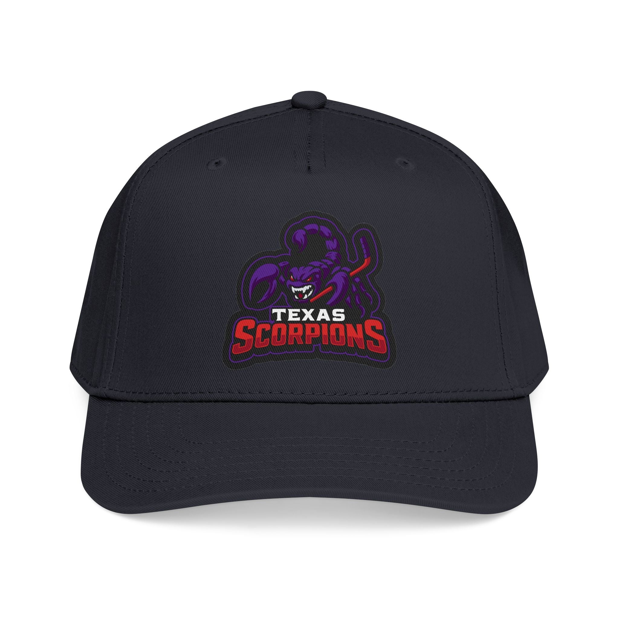Texas Scorpion Embroidered Baseball Cap — Team Logo Hat - Lightning Rod Energy