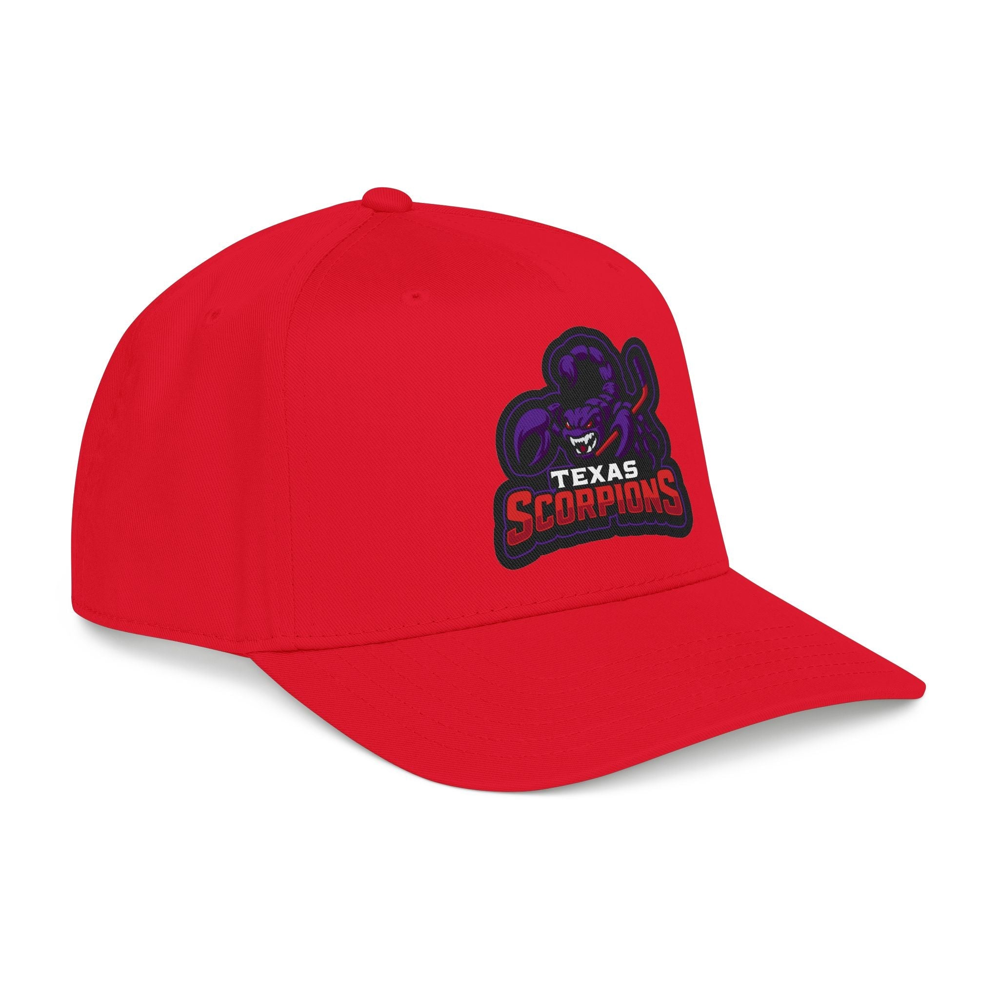 Texas Scorpion Embroidered Baseball Cap — Team Logo Hat - Lightning Rod Energy