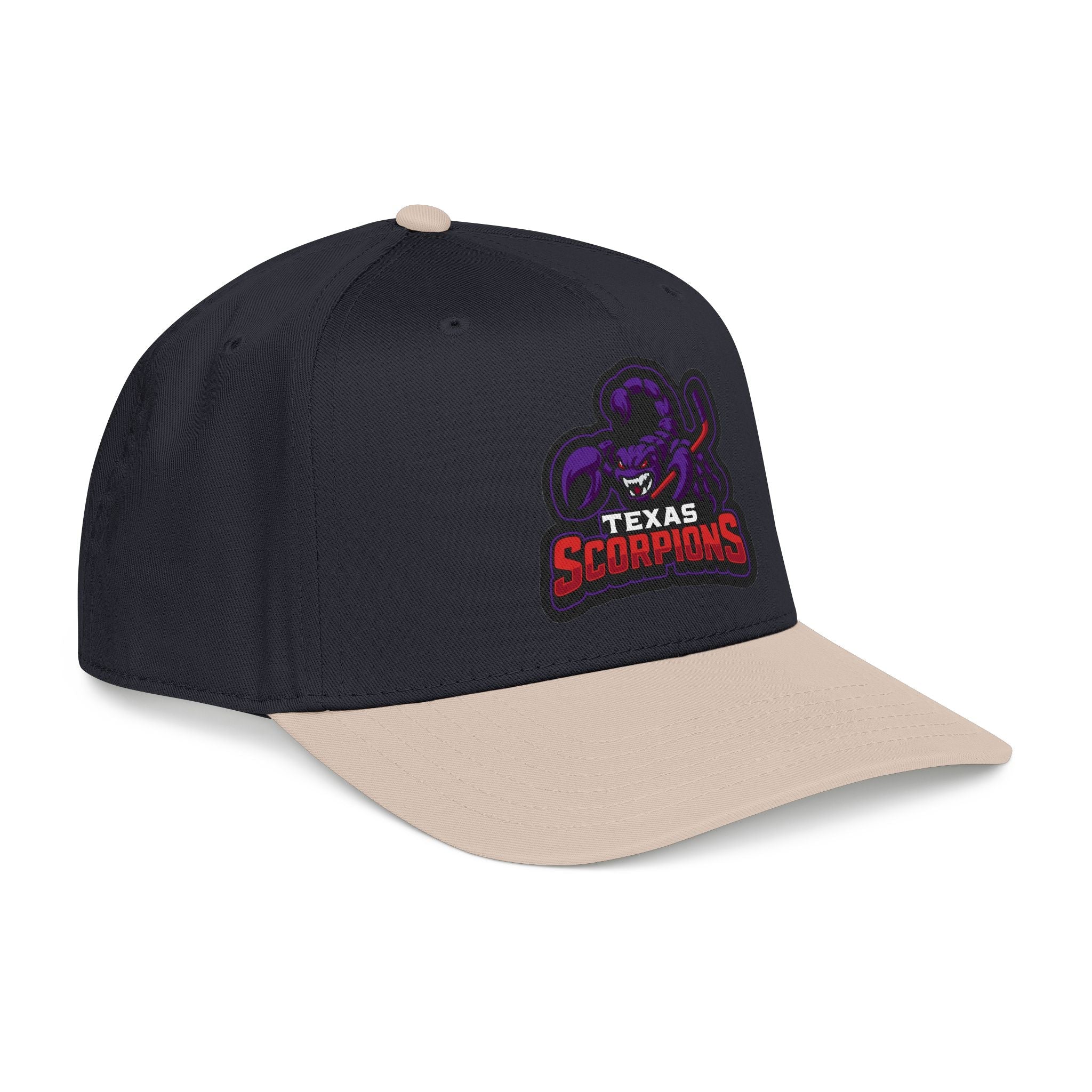 Texas Scorpion Embroidered Baseball Cap — Team Logo Hat - Lightning Rod Energy