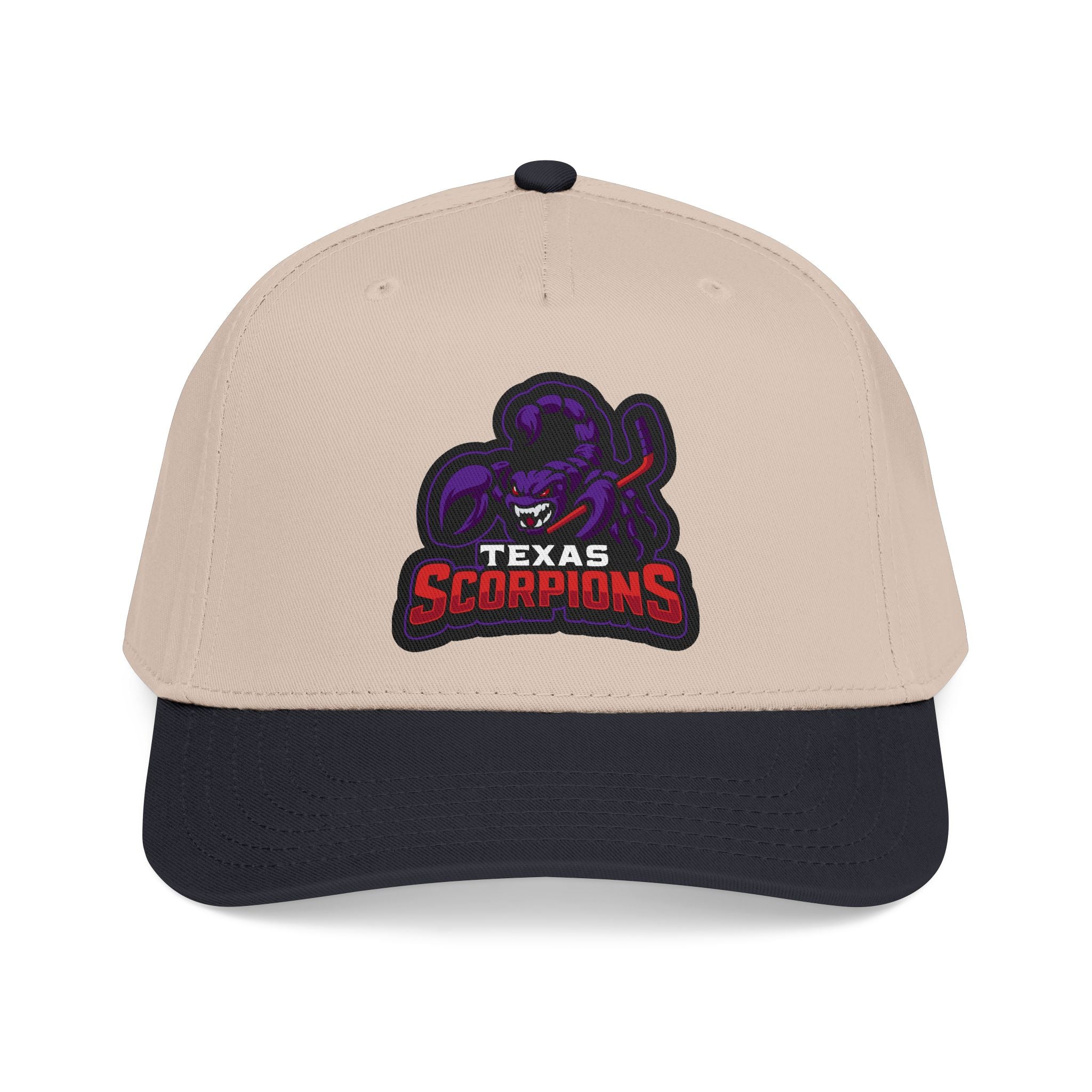 Texas Scorpion Embroidered Baseball Cap — Team Logo Hat - Lightning Rod Energy