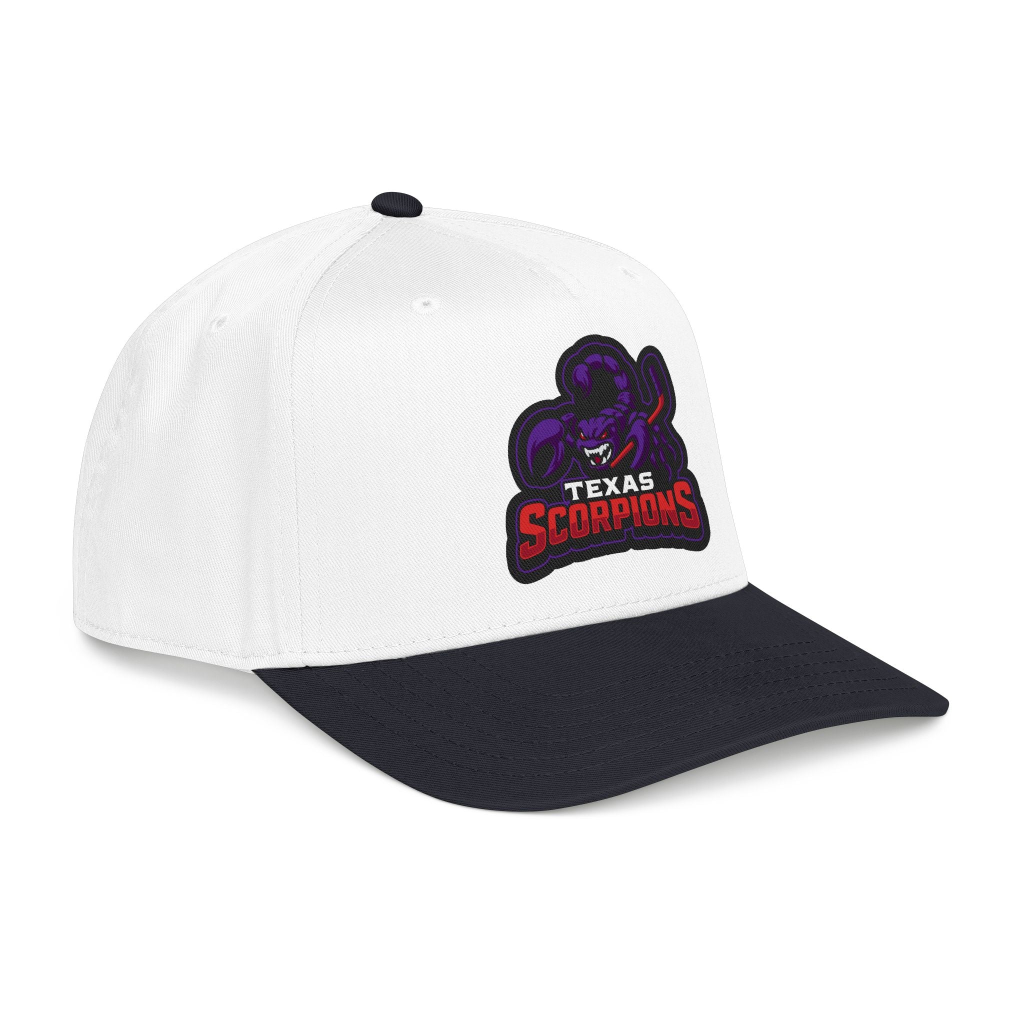 Texas Scorpion Embroidered Baseball Cap — Team Logo Hat - Lightning Rod Energy