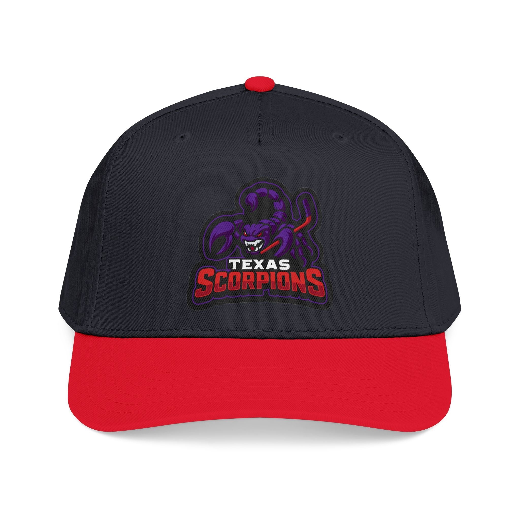 Texas Scorpion Embroidered Baseball Cap — Team Logo Hat - Lightning Rod Energy