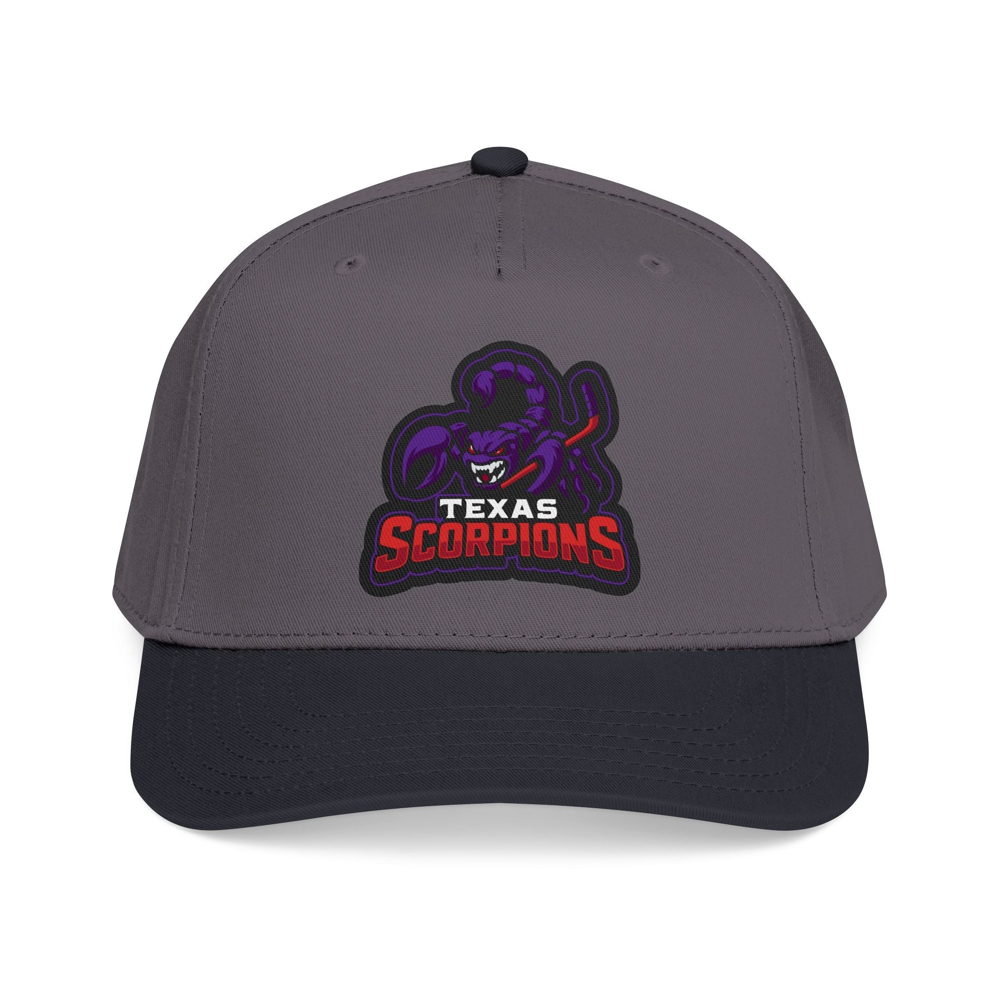 Texas Scorpion Embroidered Baseball Cap — Team Logo Hat - Lightning Rod Energy