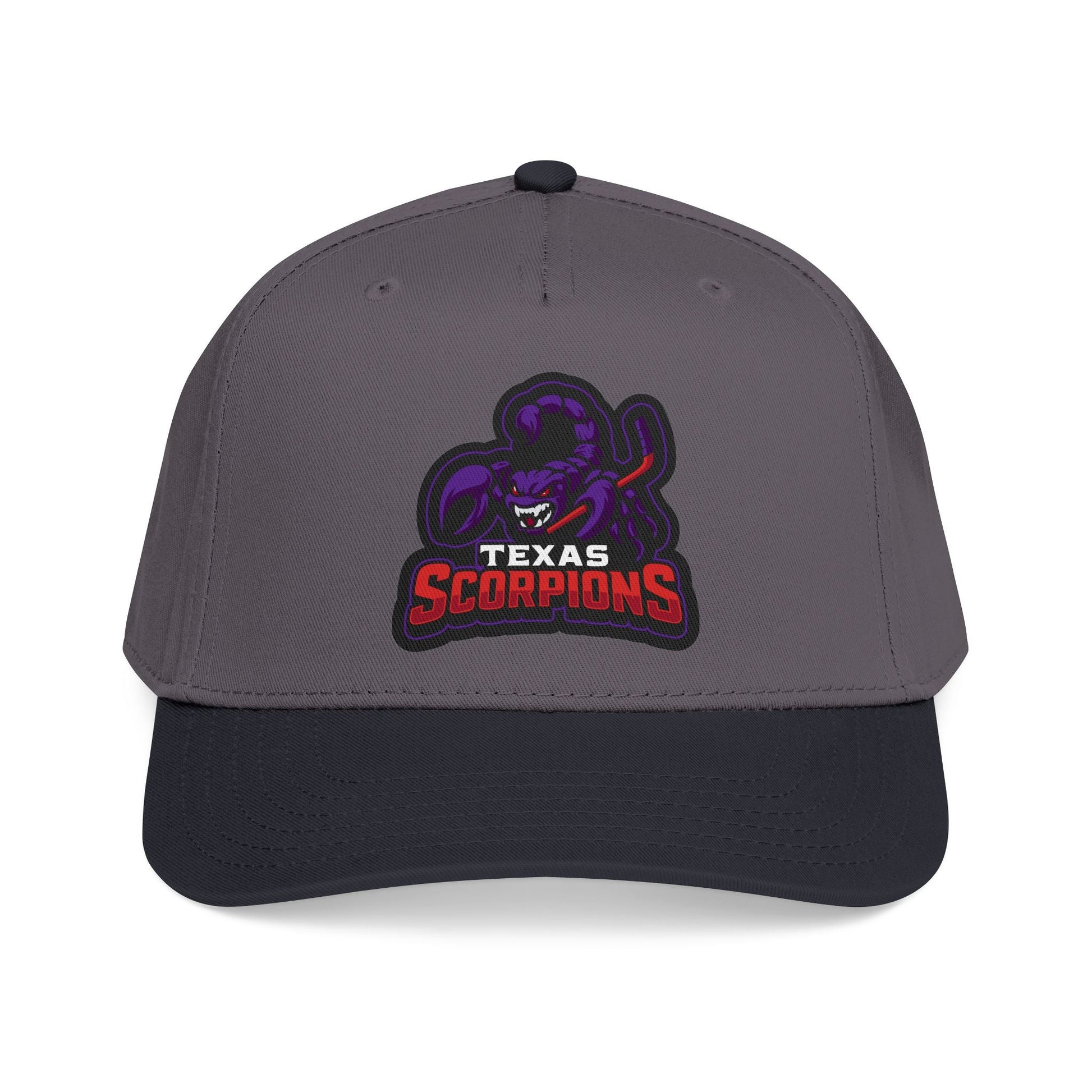 Texas Scorpion Embroidered Baseball Cap — Team Logo Hat - Lightning Rod Energy