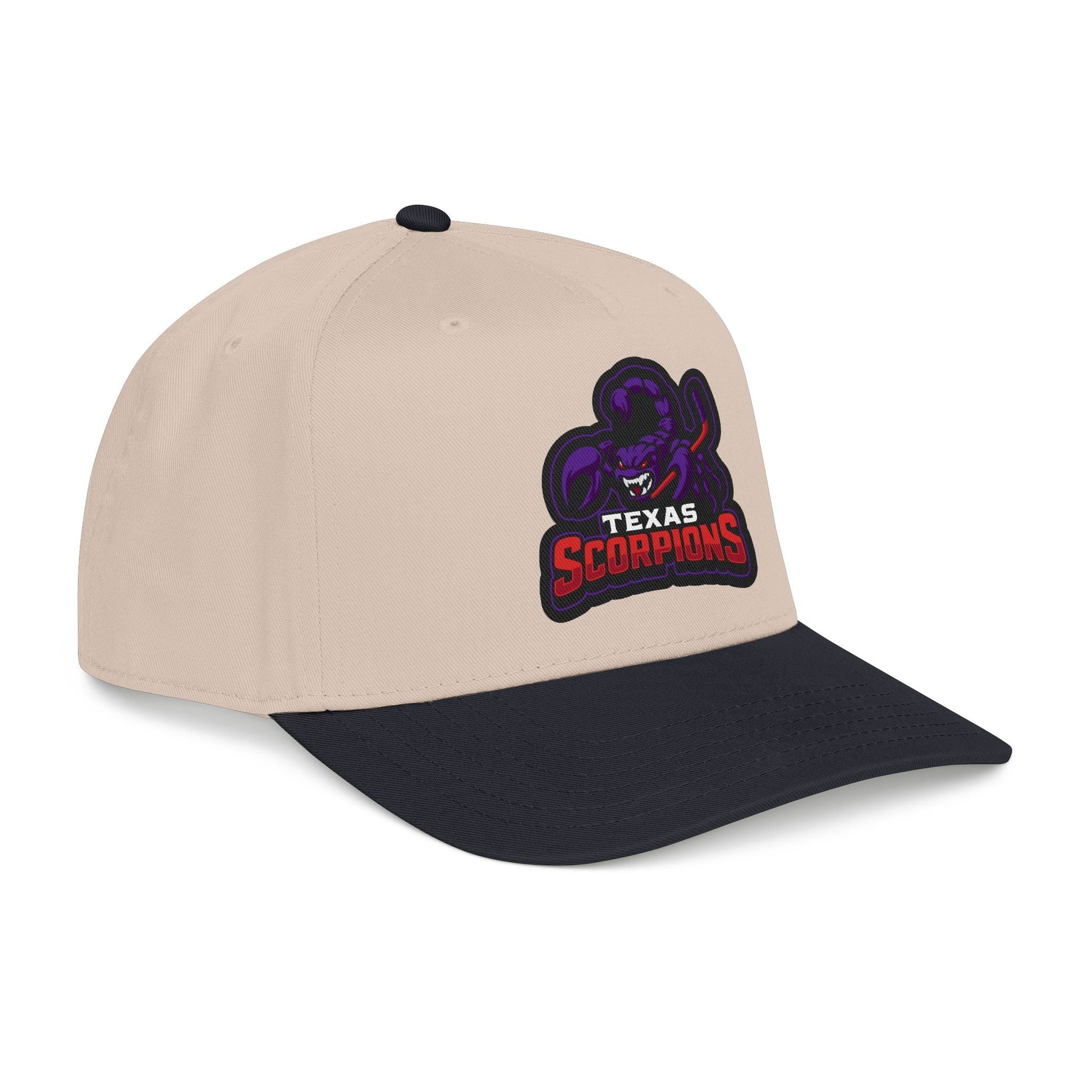 Texas Scorpion Embroidered Baseball Cap — Team Logo Hat - Lightning Rod Energy
