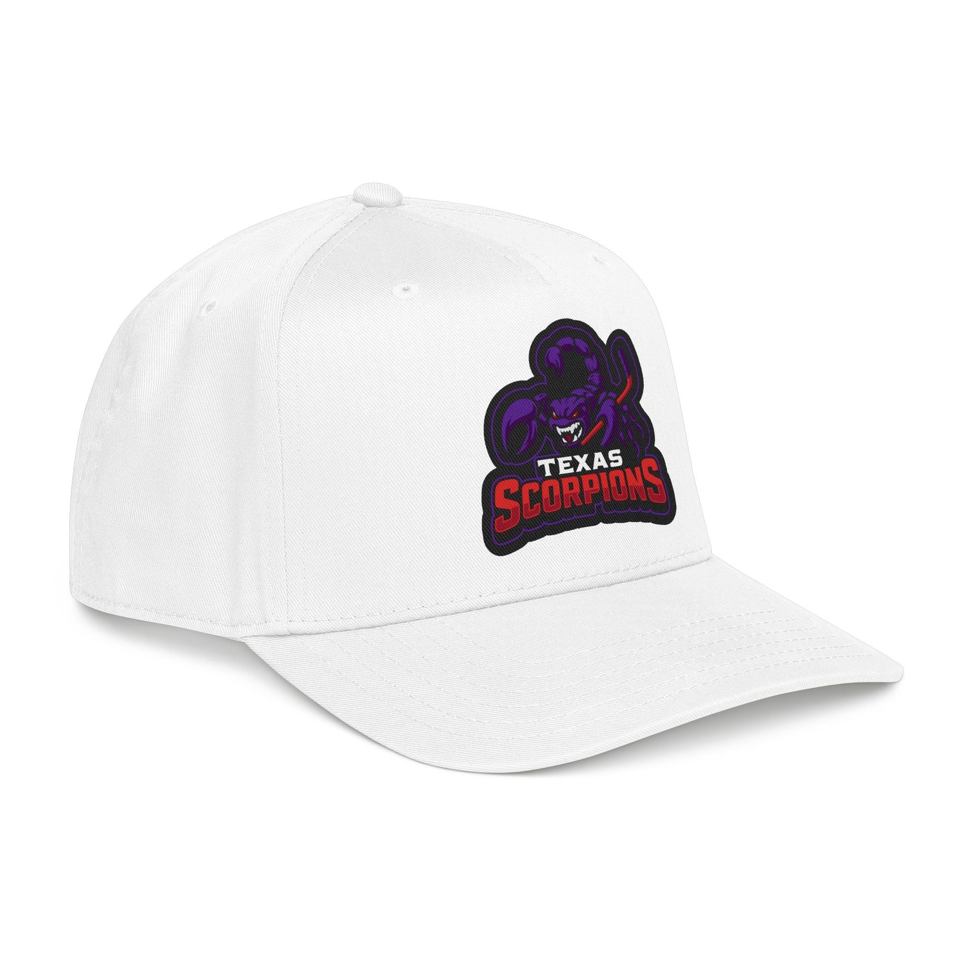 Texas Scorpion Embroidered Baseball Cap — Team Logo Hat - Lightning Rod Energy