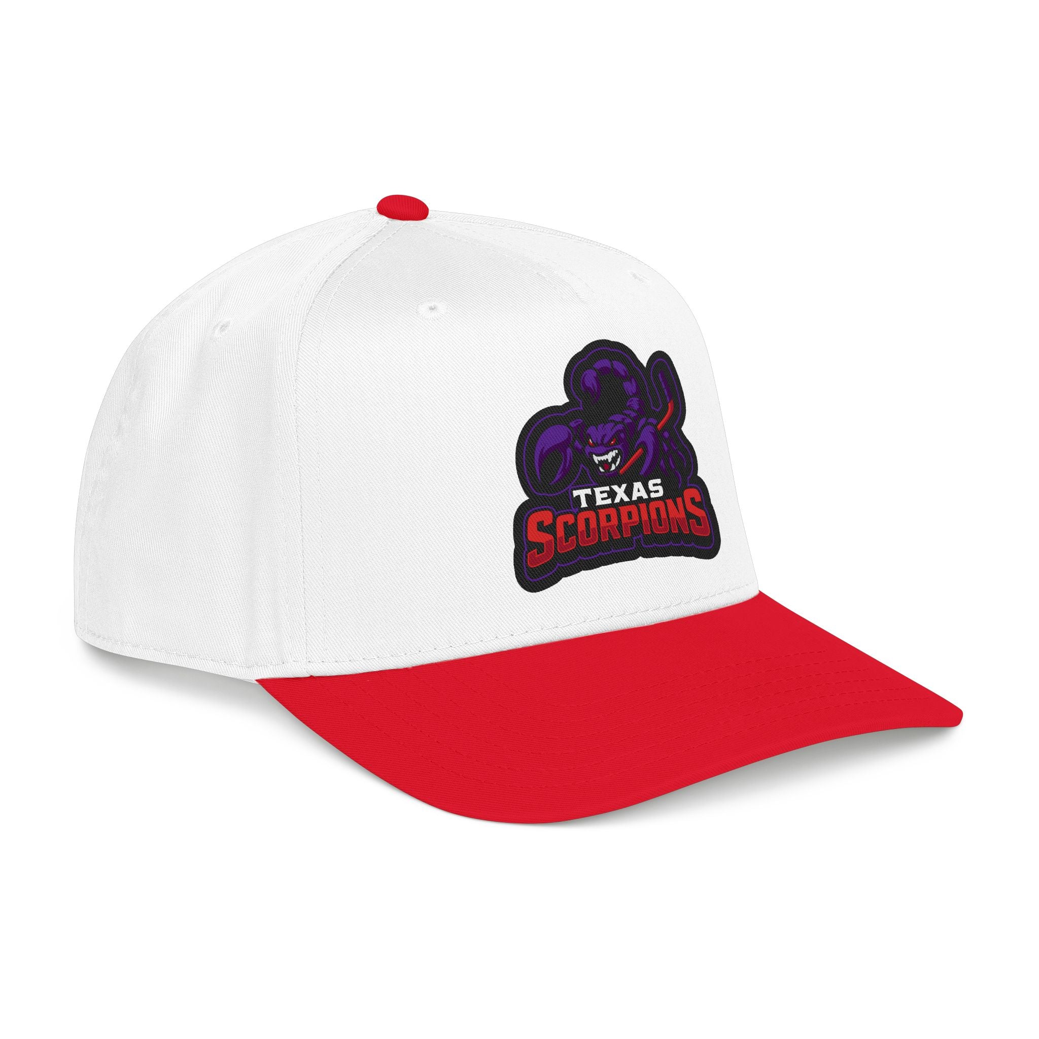 Texas Scorpion Embroidered Baseball Cap — Team Logo Hat - Lightning Rod Energy