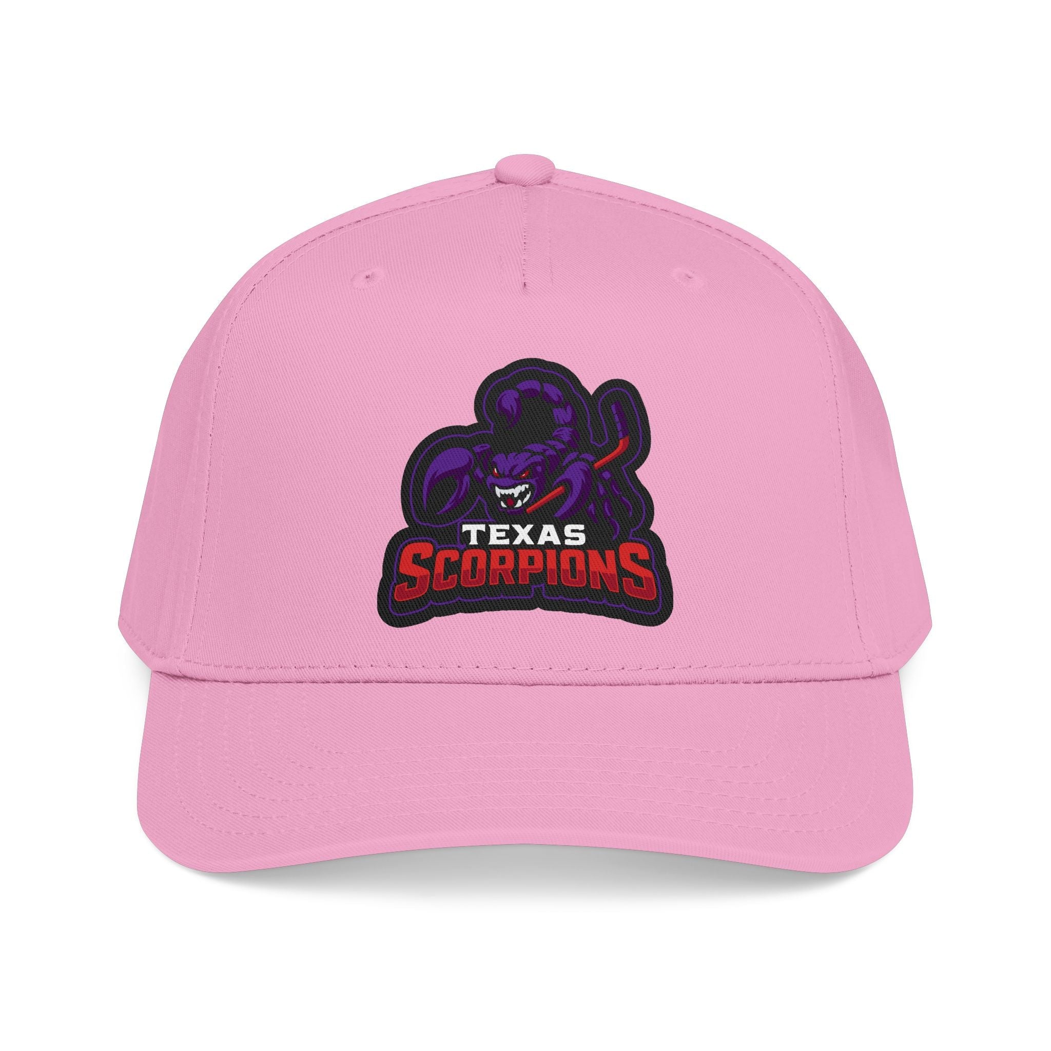 Texas Scorpion Embroidered Baseball Cap — Team Logo Hat - Lightning Rod Energy