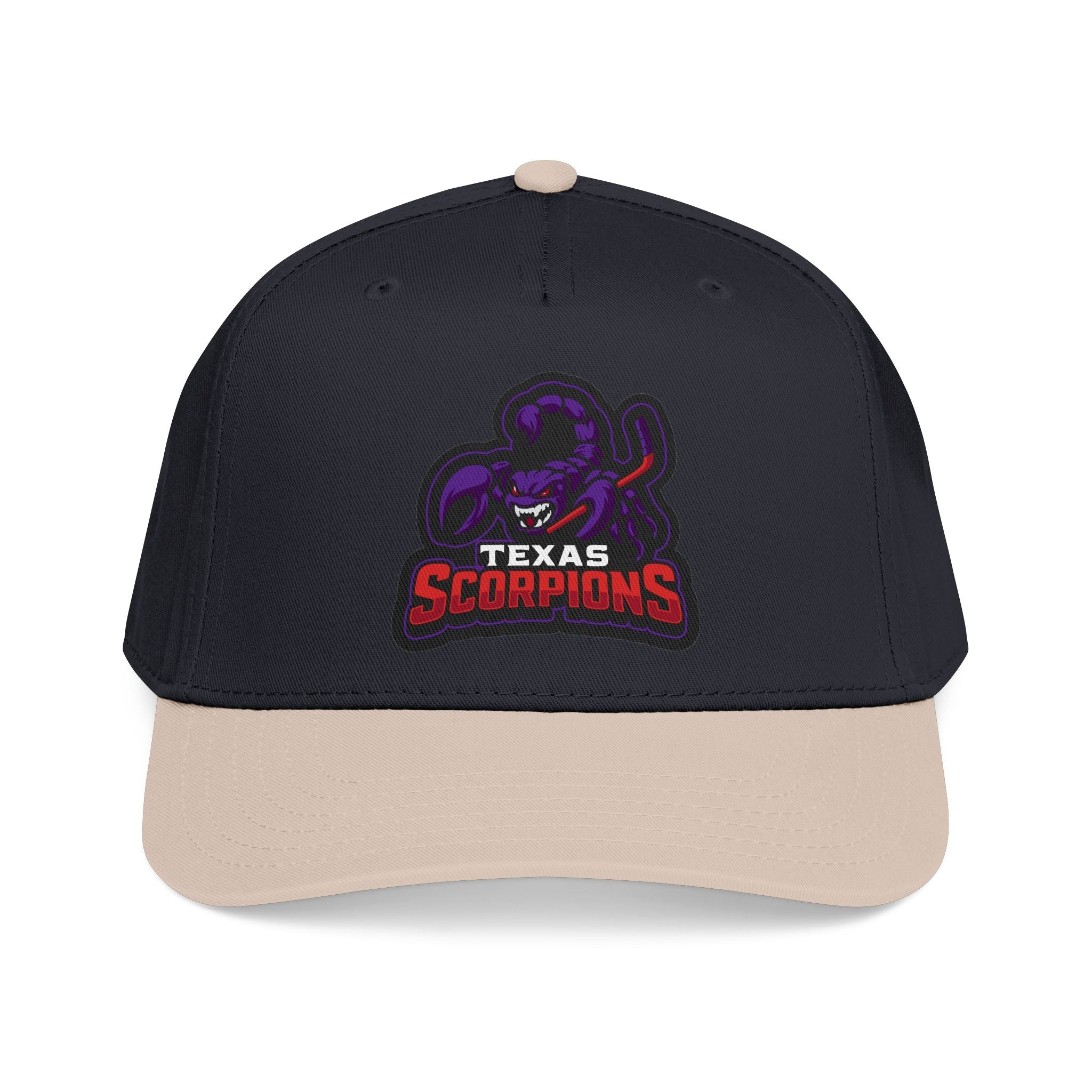 Texas Scorpion Embroidered Baseball Cap — Team Logo Hat - Lightning Rod Energy