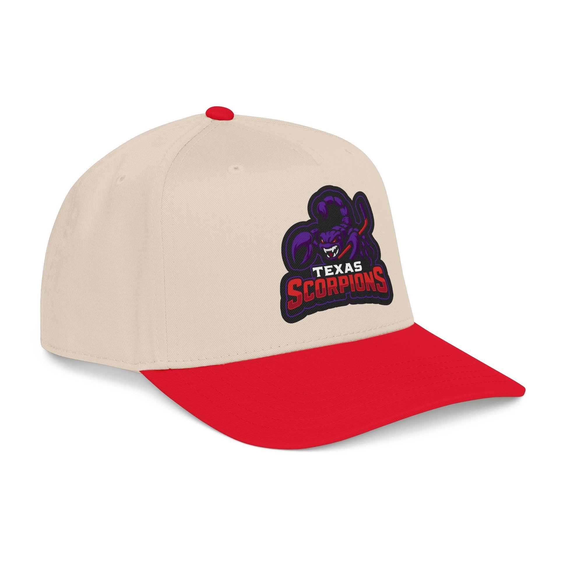 Texas Scorpion Embroidered Baseball Cap — Team Logo Hat - Lightning Rod Energy