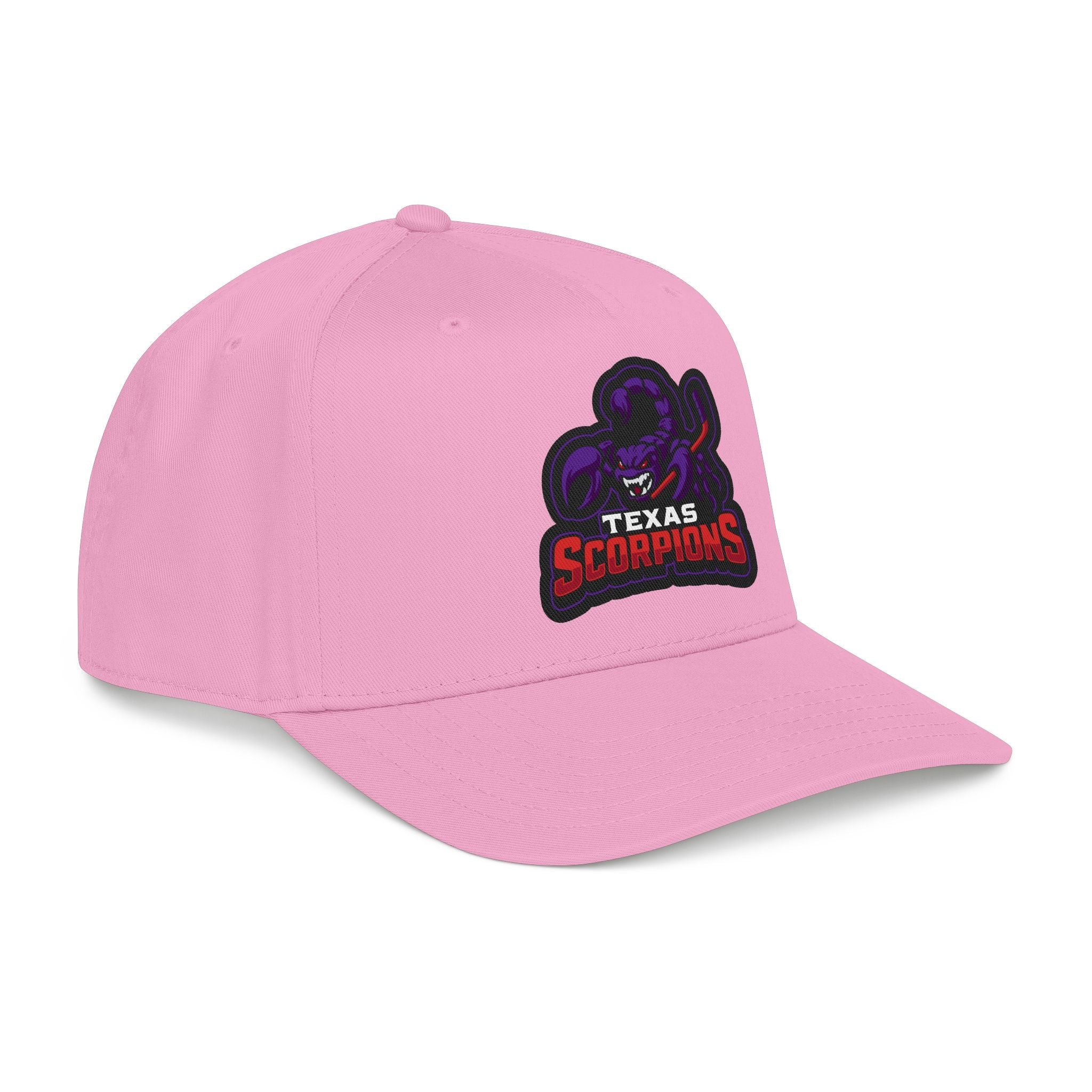 Texas Scorpion Embroidered Baseball Cap — Team Logo Hat - Lightning Rod Energy
