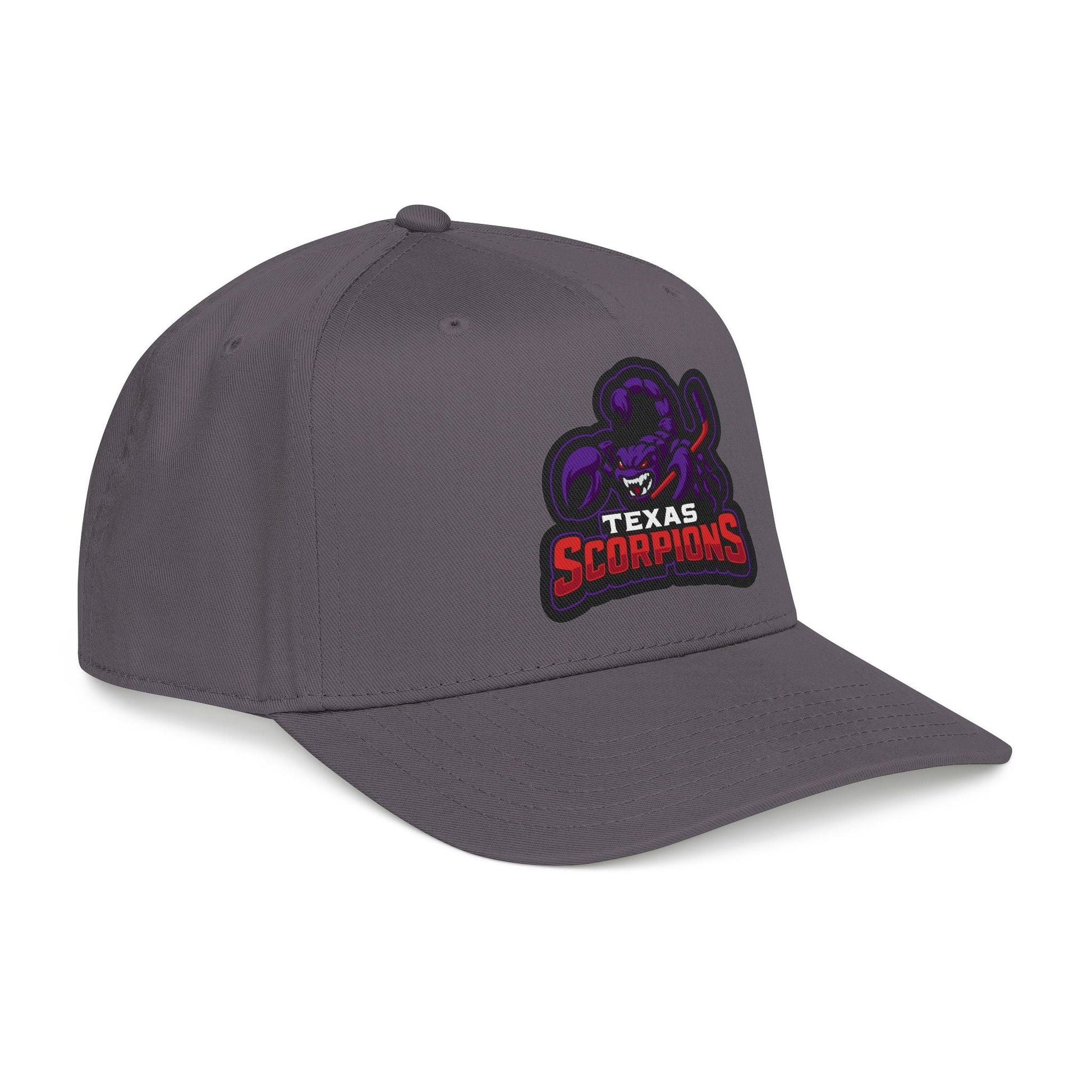 Texas Scorpion Embroidered Baseball Cap — Team Logo Hat - Lightning Rod Energy