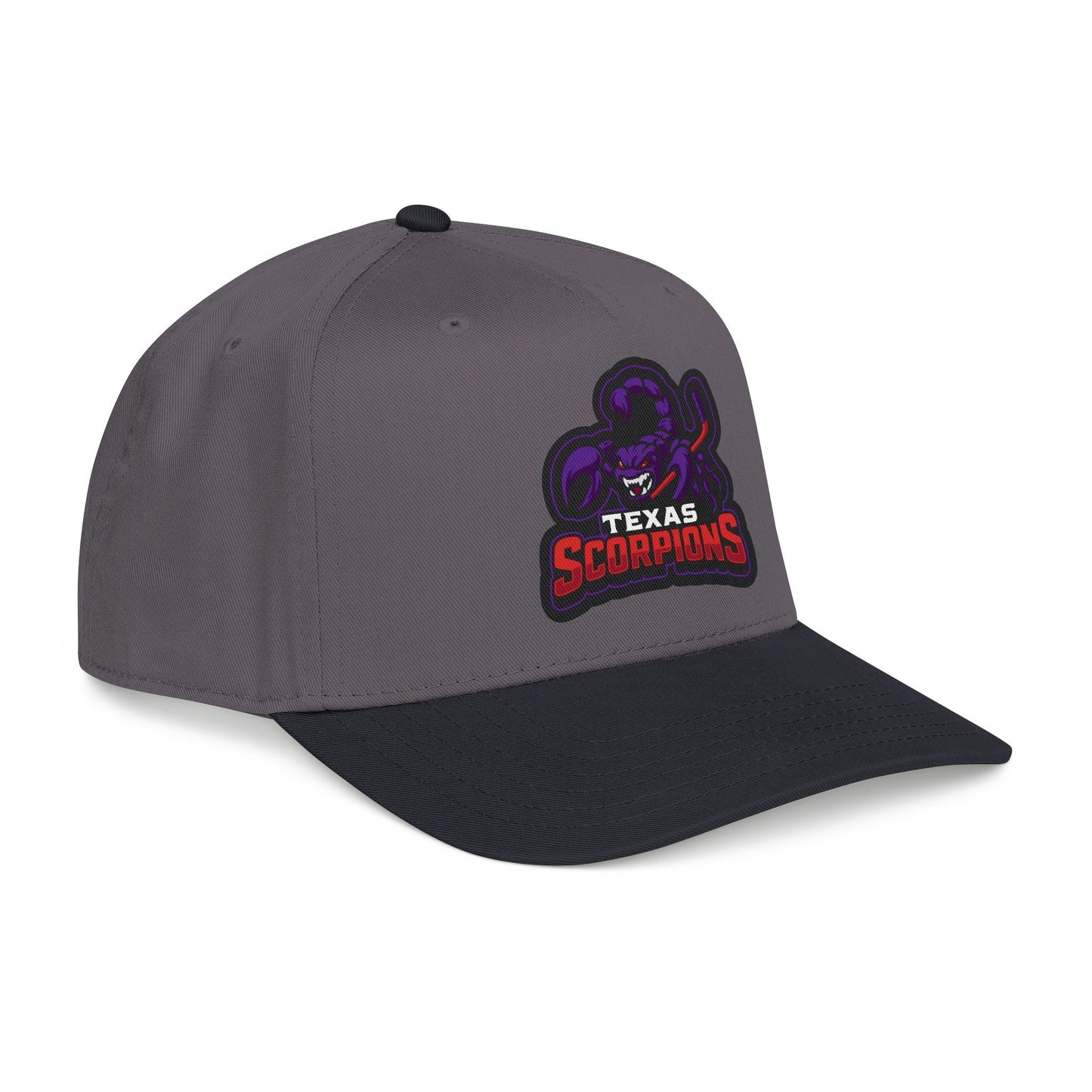 Texas Scorpion Embroidered Baseball Cap — Team Logo Hat - Lightning Rod Energy