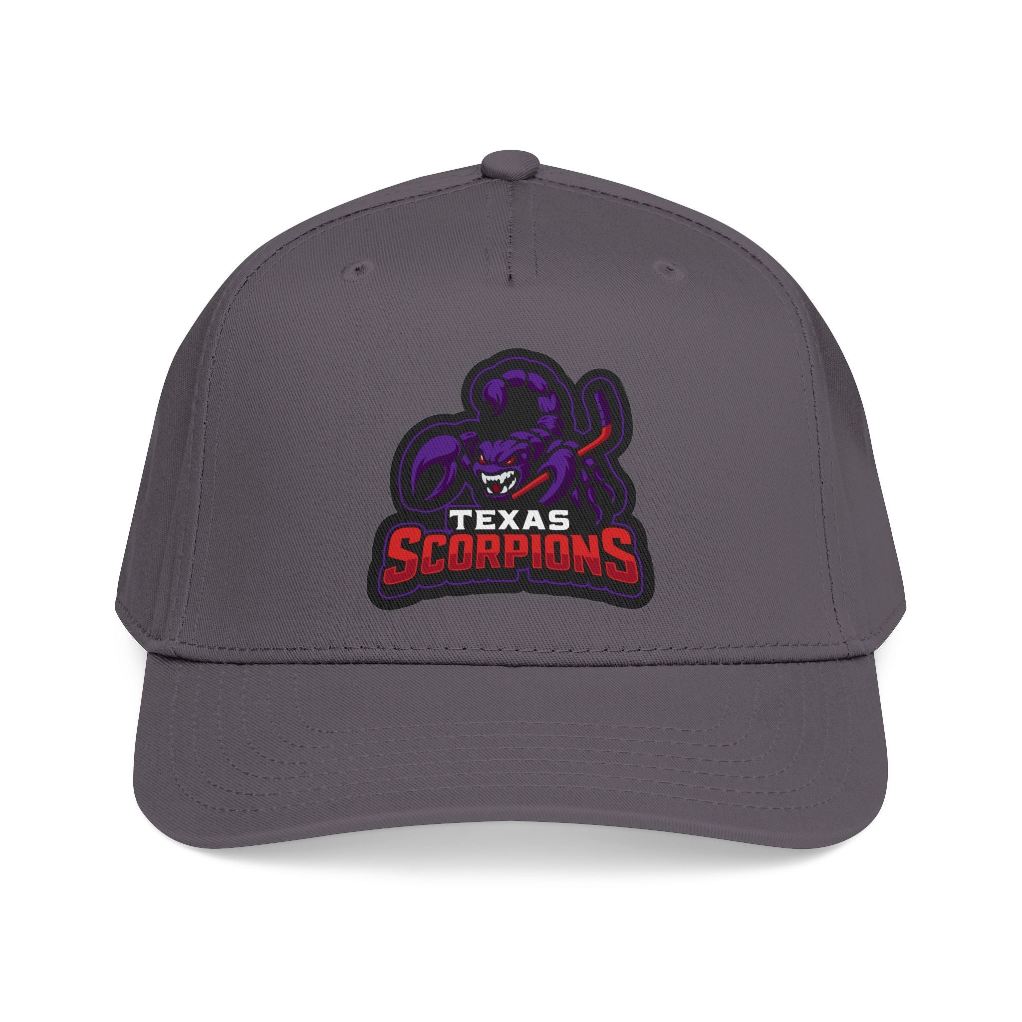 Texas Scorpion Embroidered Baseball Cap — Team Logo Hat - Lightning Rod Energy