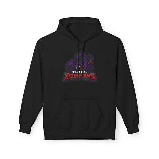 Texas Scorpion Hoodie — Vintage Sports Team Logo Pullover - Lightning Rod Energy