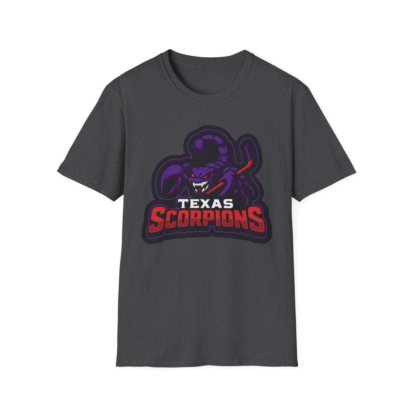 Texas Scorpion T-Shirt — Purple Scorpion Sports Logo Tee - Lightning Rod Energy
