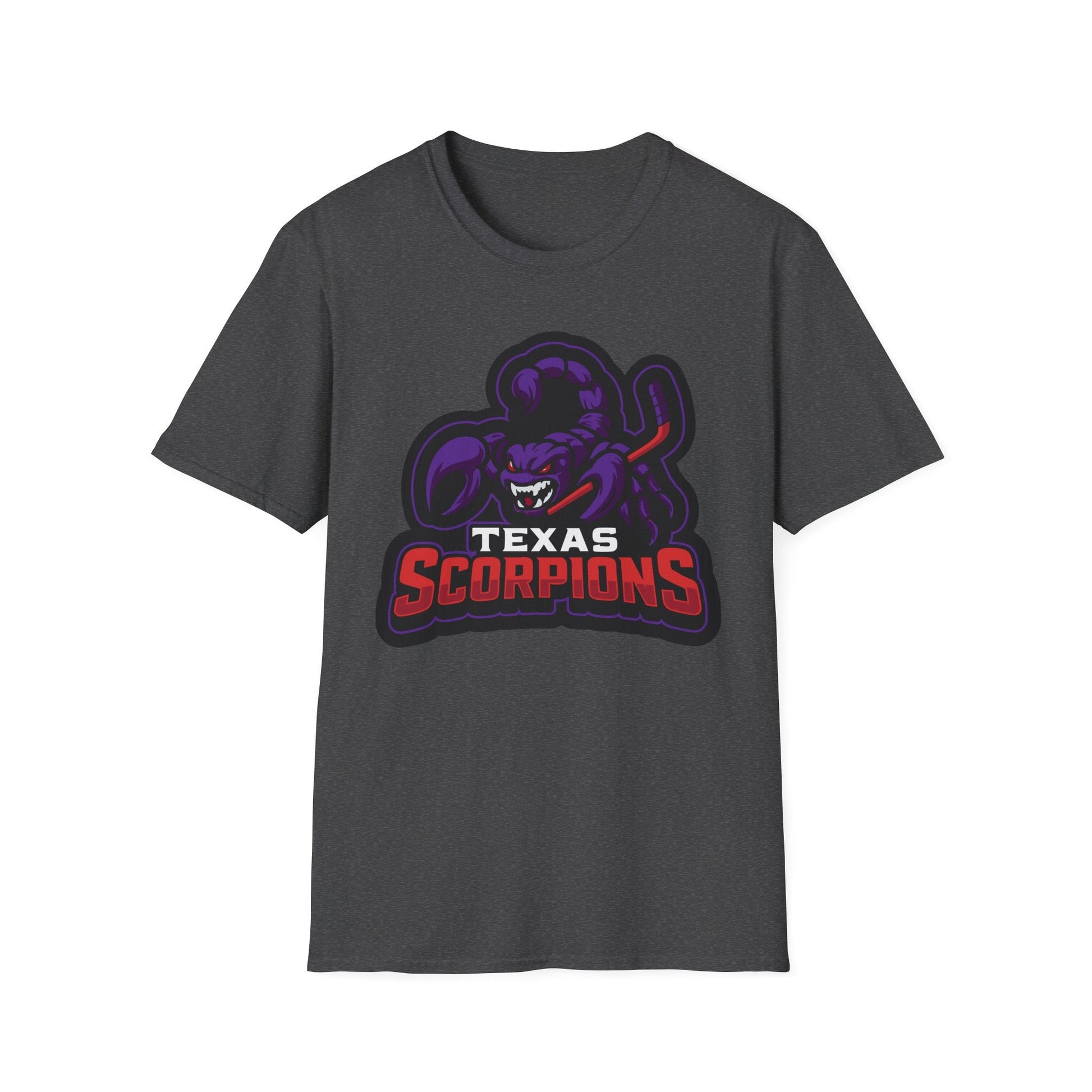 Texas Scorpion T-Shirt — Purple Scorpion Sports Logo Tee - Lightning Rod Energy