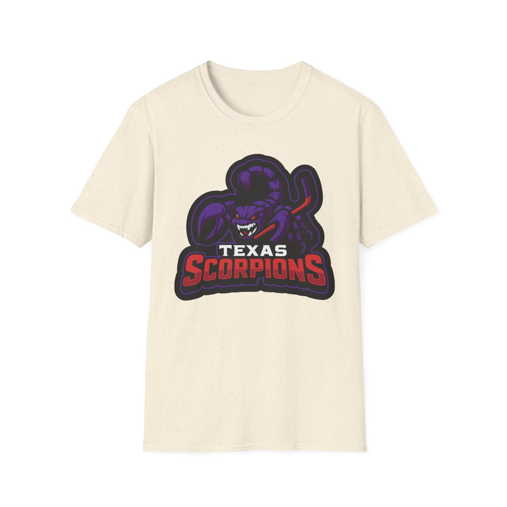 Texas Scorpion T-Shirt — Purple Scorpion Sports Logo Tee - Lightning Rod Energy