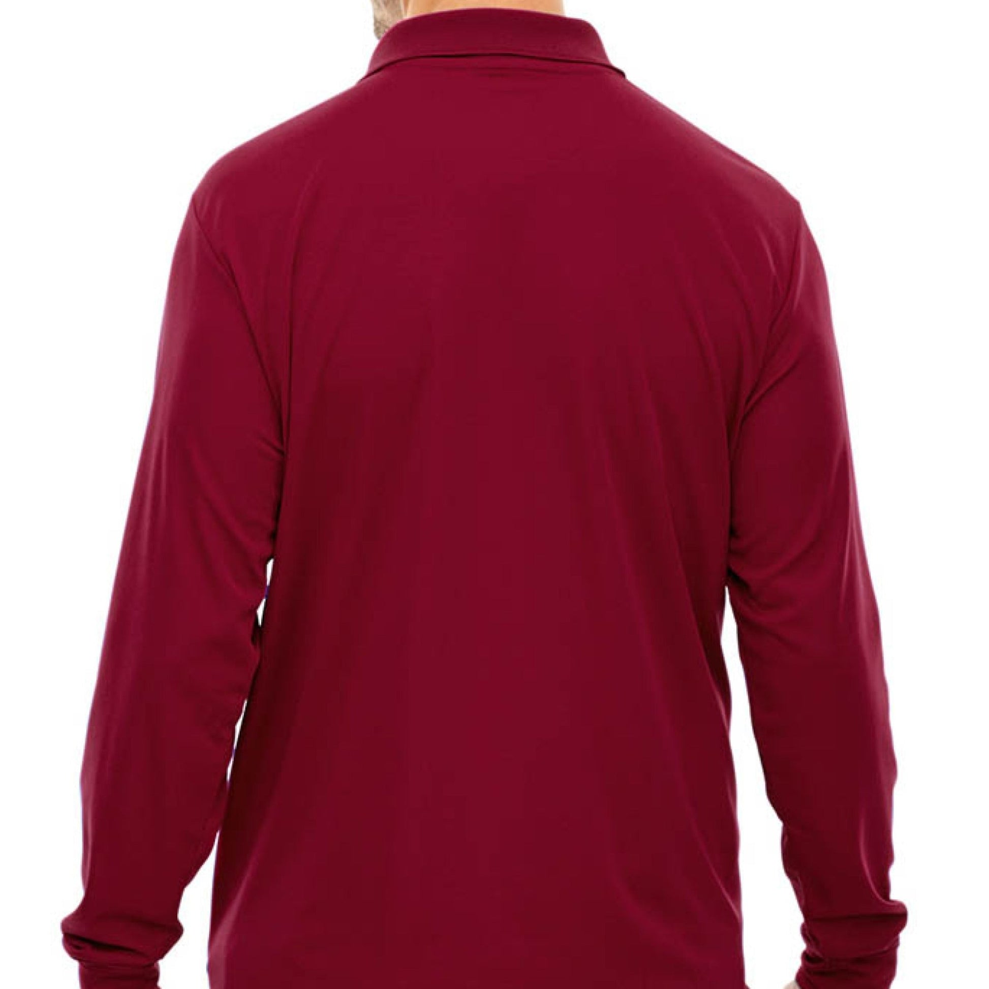 Texas Scorpions Long Sleeve Golf Polo - Lightning Rod Energy