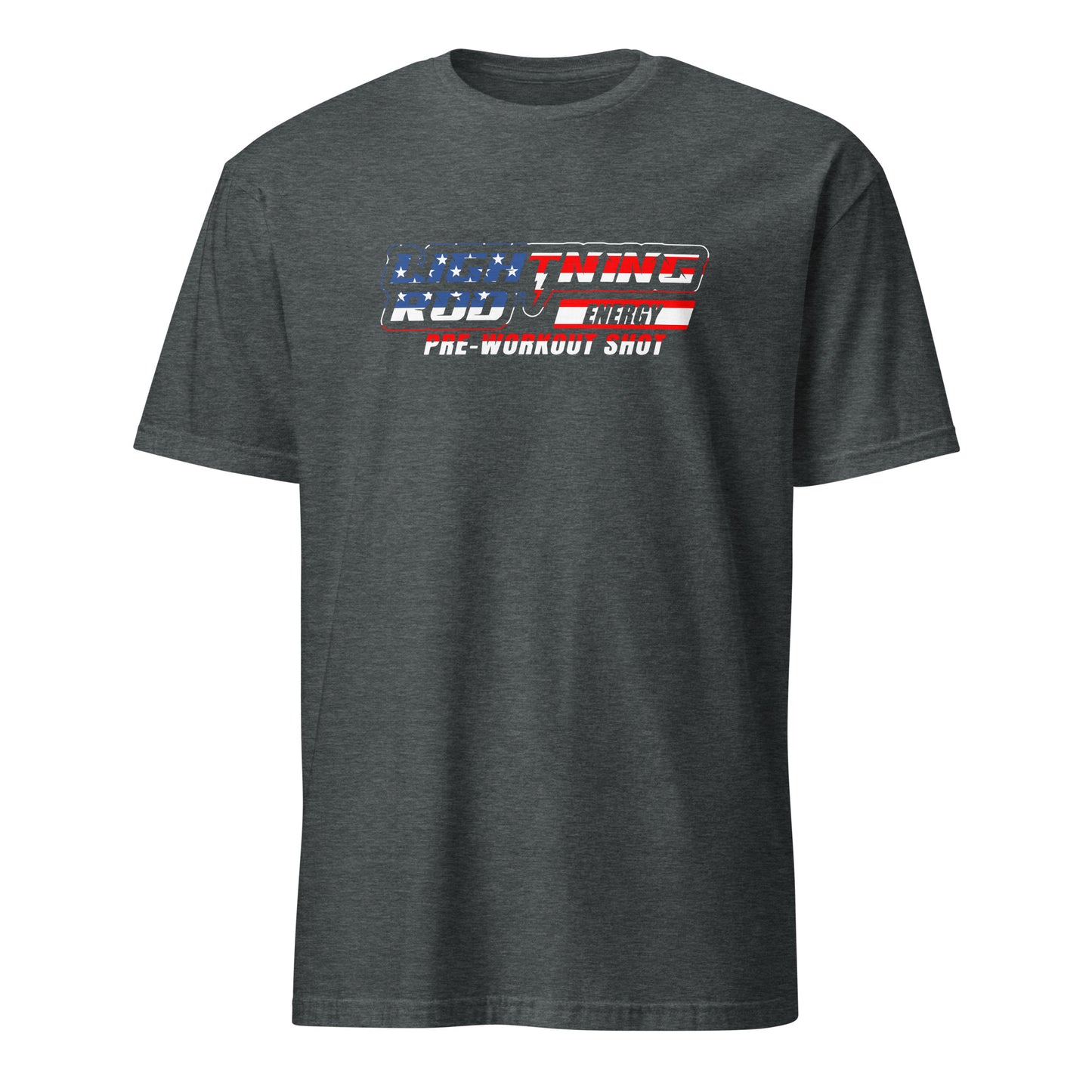 Lightning Rod Energy Logo American Flag T-Shirt